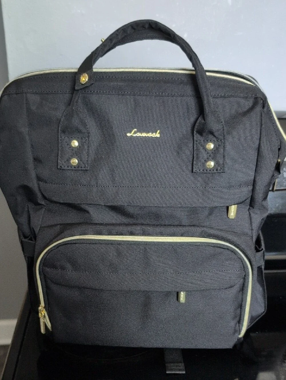 Black Backpack Bag - Sleek Everyday Carry